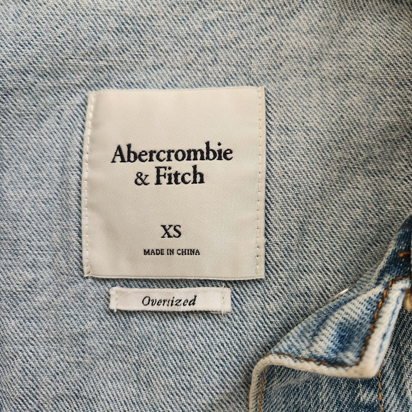 Abercrombie & Fitch Light Blue Jean Jacket - Picture 2 of 3